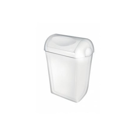 All Care PlastiQline Swing Afvalbak Kunststof Wit 23L, PQSA23