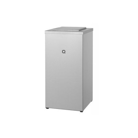 All Care Qbic-line Gesloten Afvalbak 30L RVS, QWBC30 SSL