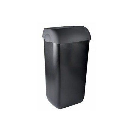 All Care PlastiQline Exclusive Half Open Afvalbak 43L Kunststof Zwart, PQXA43