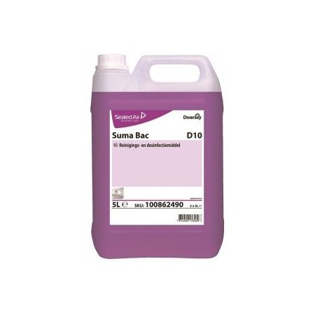 Suma Bac D10 Reinigings- en Desinfectiemiddel Can 5L