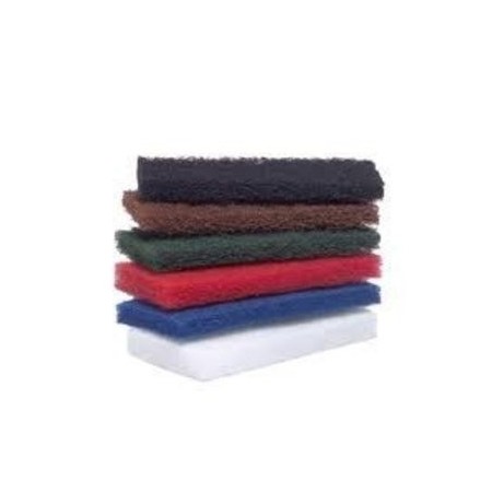 Schrobpad Randreiniger 11,5x25cm Doos 10 stuks - Diverse Kleuren