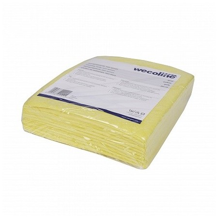 Wecowipe Reinigingsdoek/Vaatdoek Geel Pak 10 stuks