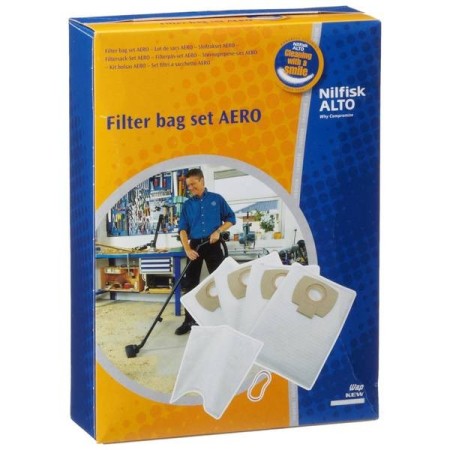 Nilfisk Stofzuigzak Vlies t.b.v. Alto Aero Doos 4 stuks - Op is op