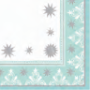 Duni Celstof Servetten 33x33cm 3-lgs 1/4-vouw Winter Charme Jade Pak 250 stuks - Op is op