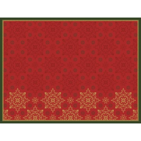 Duni Dunicel Placemats 30x40cm Xmas Deco Red Pak 100 stuks - Op is op