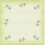 Duni Dunicel Napperons 84x84cm Love Tulips Pak 10 stuks - Op is op