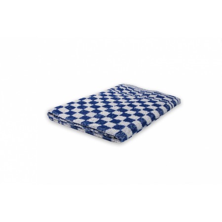 Keukendoek Geblokt Blauw/Wit 60x60cm 100% Katoen Pak 6 stuks