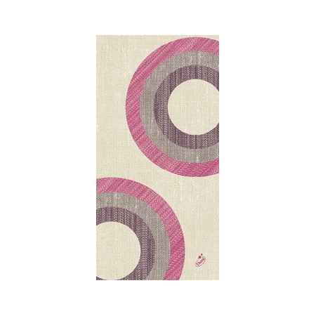 Duni Celstof Servetten 40x40cm 3-lgs 1/8-vouw Laurel Dots Pak 250 stuks - Op is op