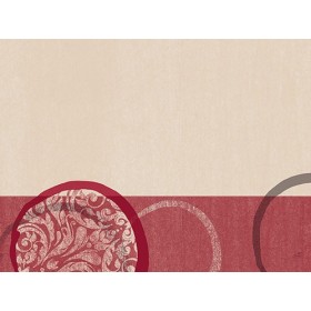 Duni Papieren Placemats 30x40cm Orbit Bordeaux Pak 250 stuks - Op is op