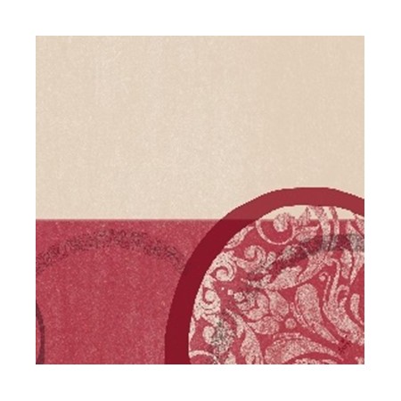 Duni Classic Servetten 40x40cm 4-lgs 1/4-vouw Orbit Bordeaux Pak 50 stuks - Op is op