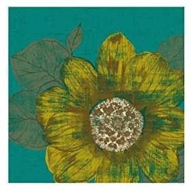 Duni Dunilin Servetten 40x40cm 1/4-vouw Autumn Mood Peacock Luxe Pak 50 stuks - Op is op