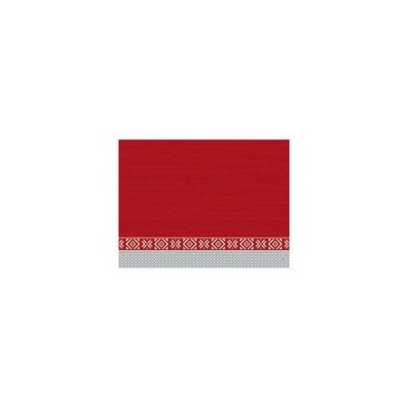 Duni Papieren Placemats 30x40cm Winter Feeling Red Pak 250 stuks - Op is op