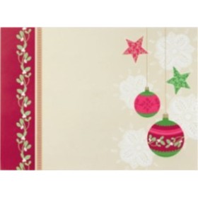 Tork Papieren Placemats 30x42cm Joyful Christmas Pak 100 stuks - Op is op