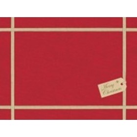 Duni Papieren Placemats 30x40cm Christmas Gift Red Pak 250 stuks - Op is op