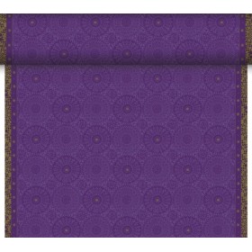 Duni Dunicel Tafelloper Rol 24mx40cm (Perforatie 1,20m) Festive Charme Velvet - Op is op