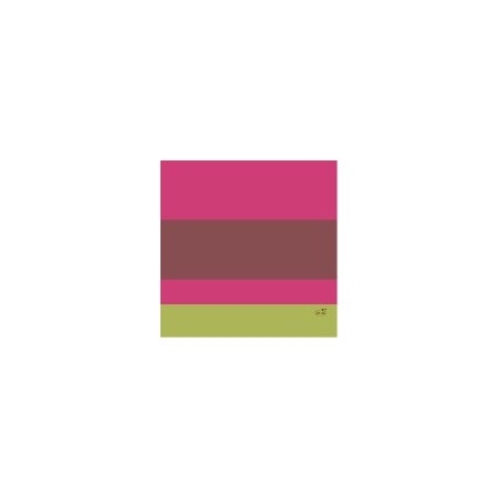 Duni Celstof Servetten 33x33cm 3-lgs 1/4-vouw Sunrise Stripe Pak 250 stuks - Op is op