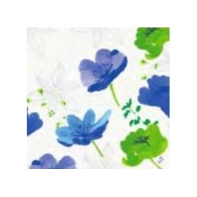 Duni Dunilin Servetten 40x40cm 1/4-vouw Sunbrella Blue Luxe Pak 50 stuks - Op is op