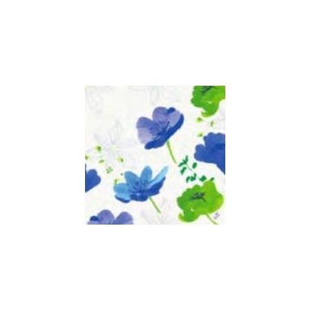Duni Dunilin Servetten 40x40cm 1/4-vouw Sunbrella Blue Luxe Pak 50 stuks - Op is op