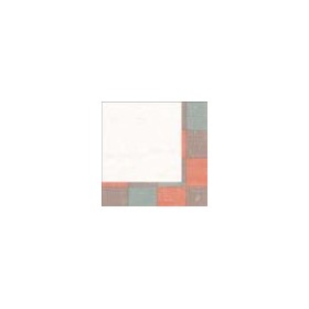 Duni Celstof Servetten 33x33cm 3-lgs 1/4-vouw Linen Terracotta Pak 250 stuks - Op is op