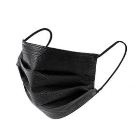 Mondmasker 3-lgs Zwart Type II-R Doosje 50 stuks