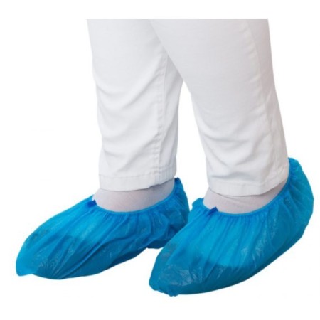 Overschoen PE Blauw 40my Doos 20x100 stuks