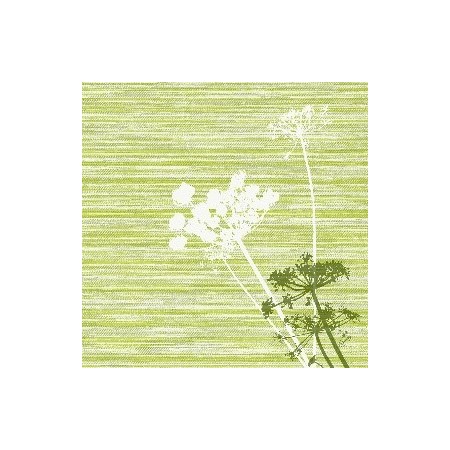 Duni Classic Servetten 40x40cm 4-lgs 1/4-vouw Achillea Green Pak 50 stuks - Op is op
