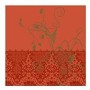 Duni Celstof Servetten 40x40cm 3-lgs 1/4-vouw Lea Mandarin Pak 250 stuks - Op is op