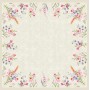 Duni Dunicel Napperons 84x84cm Floret Pak 10 stuks