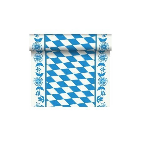 Duni Dunicel Tafelloper Rol 24mx40cm (Perforatie 1,20m) Beierse Ruit