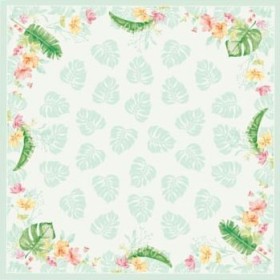 Duni Dunicel Napperons 84x84cm Tropical Garden Pak 20 stuks - Op is op