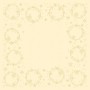Duni Dunicel Napperons 84x84cm Star Shine Cream Pak 10 stuks