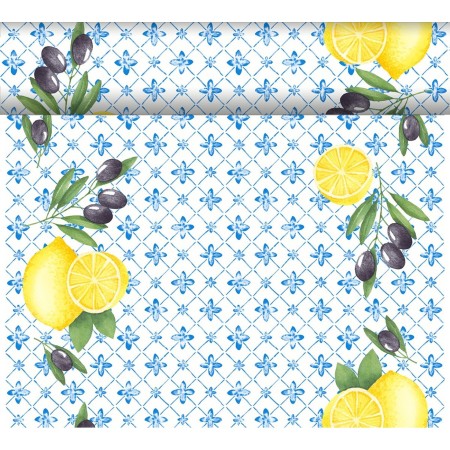 Duni Dunicel Tafelloper Rol 24mx40cm (Perforatie 1,20m) Mediterrian