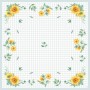 Duni Dunicel Napperons 84x84cm Sunflower Day Pak 20 stuks