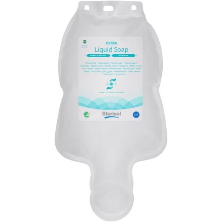 Sterisol ULTRA Vloeibare Zeep Ongeparfumeerd Doos 12x0,7L
