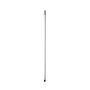 Aluminium Steel met Grijs Handvat en Schroefdraad 140cm - Op is op