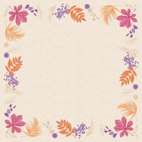 Duni Dunicel Napperons 84x84cm Bright Autumn Pak 10 stuks