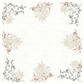 Duni Dunicel Napperons 84x84cm Wood & Deer Pak 10 stuks