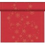 Duni Dunicel Tafelloper Rol 24mx40cm (Perforatie 1,20m) Star Shine Red