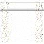 Duni Dunicel Tafelloper Rol 24mx40cm (Perforatie 1,20m) Golden Stardust White
