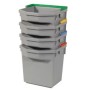 Twinmop Emmer 5L Grijs met Gele Hendel t.b.v. Numatic Werkwagens