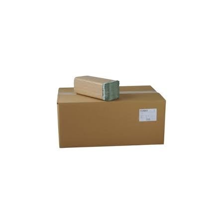 FUNNY Handdoekjes Groen 1-lgs Z-vouw Doos 5000 stuks