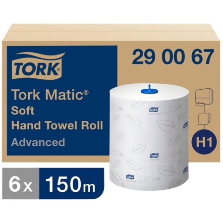 Tork Matic Advanced Handdoekrol 2-lgs 21cmx150m Doos 6 rollen H1